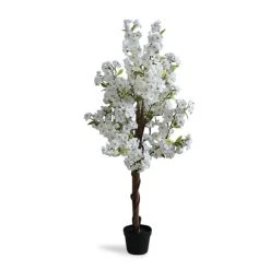 Dunelm Artificial White Blossom Tree 120cm -Dunelm Sales Shop 1000185131 alt01