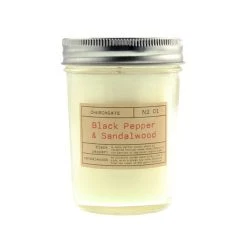 Churchgate Black Pepper And Sandalwood Fragranced Candle