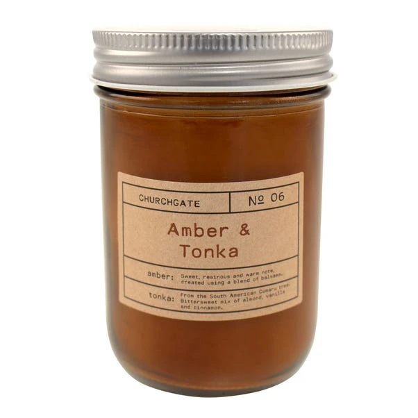 Churchgate Amber And Tonka Candle 3 Churchgate Amber And Tonka Candle