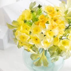Dunelm Primula And Narcissi Bundle Yellow 30cm -Dunelm Sales Shop 30615914 alt01