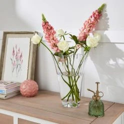 Dunelm Large Glass Handkerchief Vase