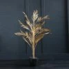Scottish Everlastings Artificial Gold Palm Tree 120cm -Dunelm Sales Shop 30740990