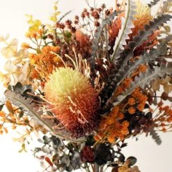 Dunelm Florals Forever Autumn Protea And Gypsophila Bouquet -Dunelm Sales Shop 30742673 alt01