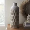 Dunelm Concave Cream Vase 40cm -Dunelm Sales Shop 30751228