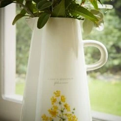 Natural History Museum Lady's Bedstraw Ceramic Tall Vase 30cm -Dunelm Sales Shop 30757823 alt02