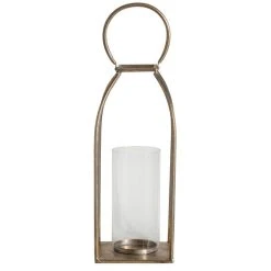 Cedar & Sage Aria Antique Gold Lantern -Dunelm Sales Shop 30763041 alt03