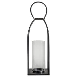 Cedar & Sage Aria Large Black Lantern -Dunelm Sales Shop 30763042 alt03