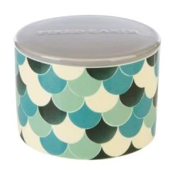 Fired Earth Large Ceramic Green Tea & Bergamot Wax Filled Candle -Dunelm Sales Shop 30778165 alt03