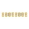 Dunelm Pack Of 8 Cream Pillar Candles 4.8cm X 7.6cm -Dunelm Sales Shop 30779571