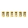 Dunelm Pack Of 6 Cream Pillar Candles 7cm X 10cm -Dunelm Sales Shop 30779572
