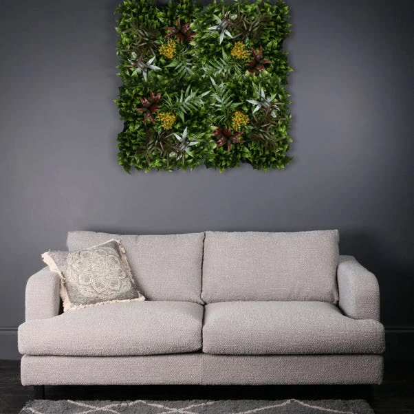 Dunelm Set Of 4 Floral Living Wall Panel 100cm X 100cm 3 Dunelm Set Of 4 Floral Living Wall Panel 100cm X 100cm
