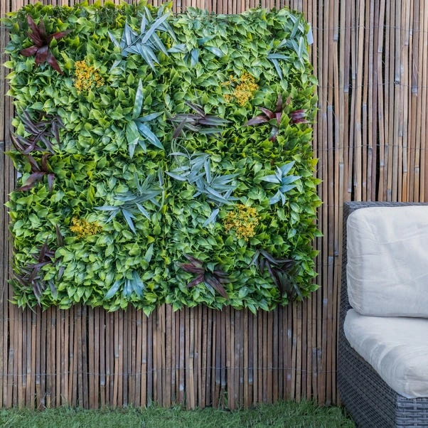 Dunelm Set Of 4 Floral Living Wall Panel 100cm X 100cm 4 Dunelm Set Of 4 Floral Living Wall Panel 100cm X 100cm - Image 2