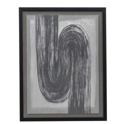Cedar & Sage Winfield Abstract Charcoal Framed Art