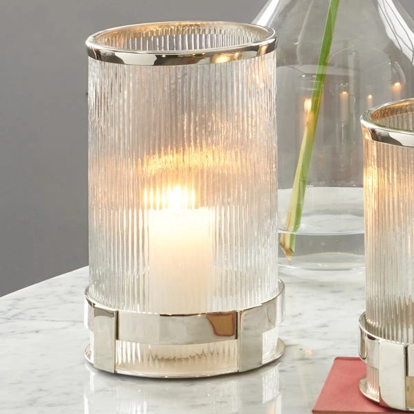 Pacific Lifestyle Metal And Clear Textured Tall Hurricane Vase 3 Pacific Lifestyle Metal And Clear Textured Tall Hurricane Vase