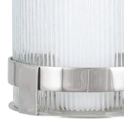 Pacific Lifestyle Metal And Clear Textured Tall Hurricane Vase 9 Pacific Lifestyle Metal And Clear Textured Tall Hurricane Vase -Dunelm Sales Shop 30803437 alt03