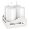 Bispol Set Of 4 White Votive Candles 2 Bispol Set Of 4 White Votive Candles -Dunelm Sales Shop 30818791